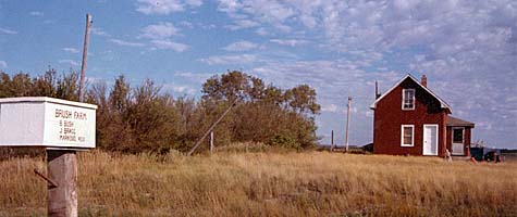 Brush Farm, Hwy 5 nr. Clavet, SK, 1973, home of Markovo Kennels for a year.
